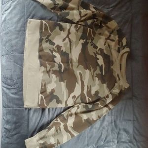 Camo long sleeve shirt